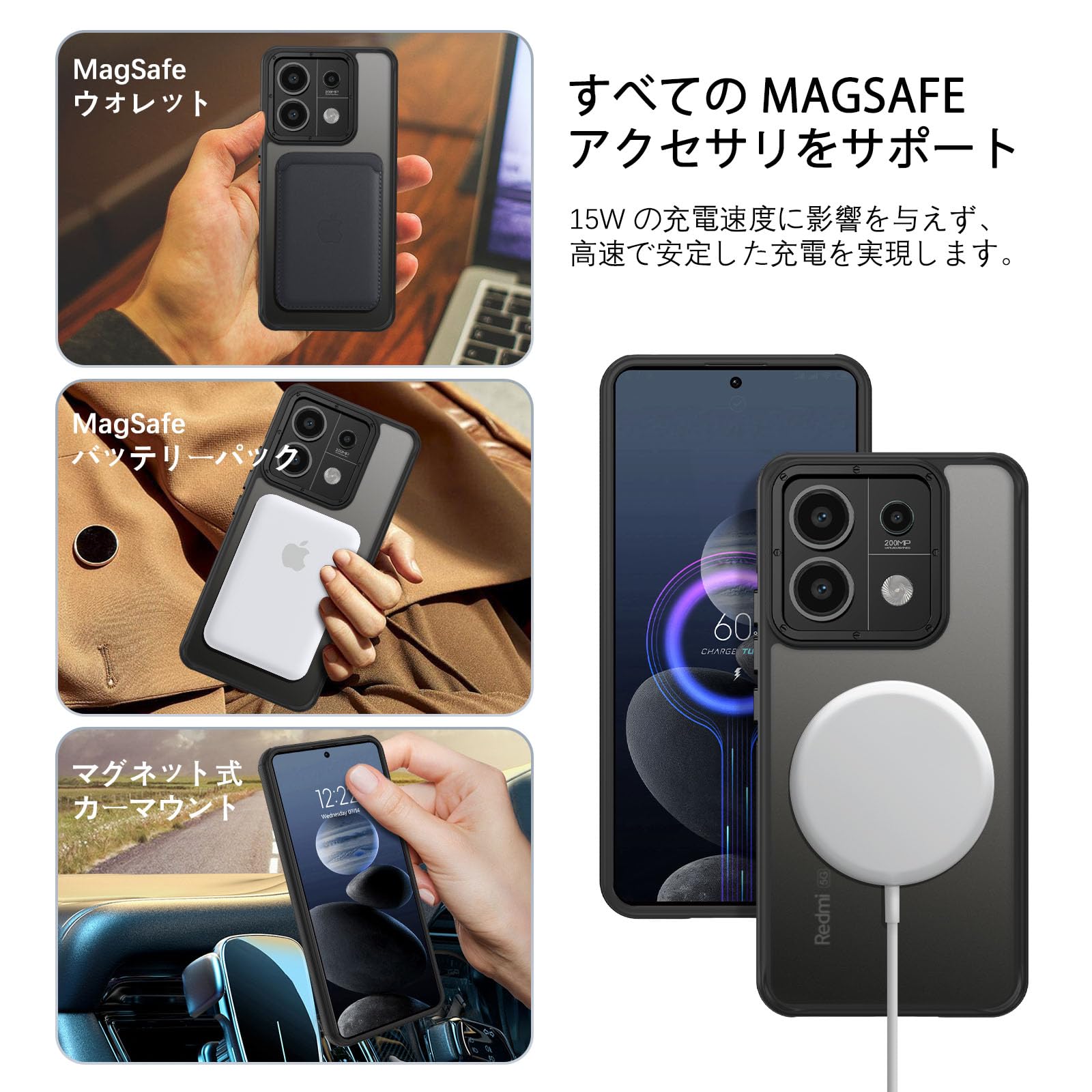 Amazon.co.jp: Telaso Redmi Note 13 Pro 5G用 ケース xiaomi redmi